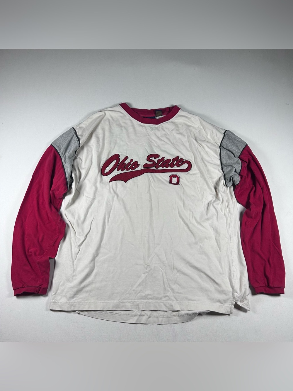 Vintage Ohio State Buckeyes Shirt Mens XL Red NCAA Football 100% Cotton 90s